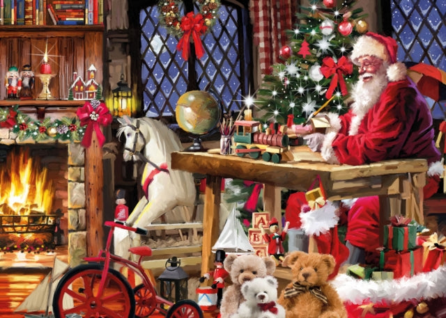 Jigsaw 1000 Piece - Santa'S Workshop cover