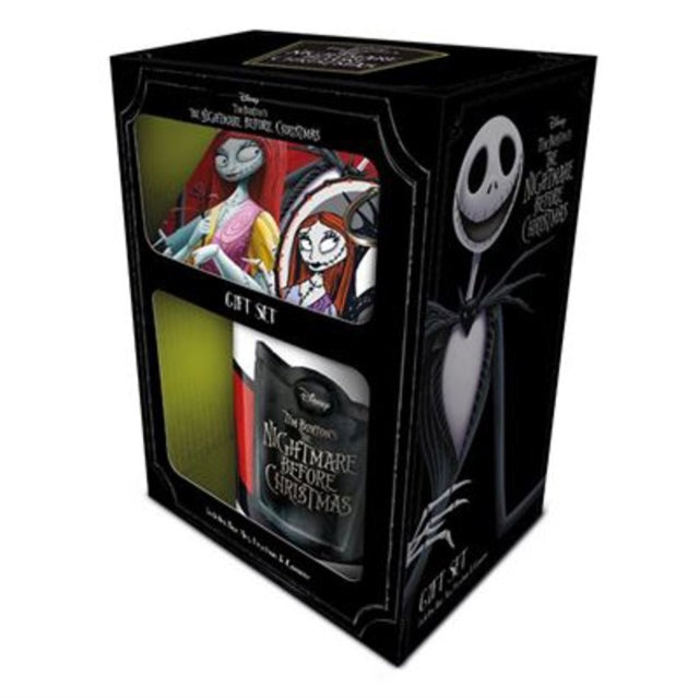 Nightmare Before Christmas (Jack&Sally) Gift Set (Mug, Coaster & Keychain) cover