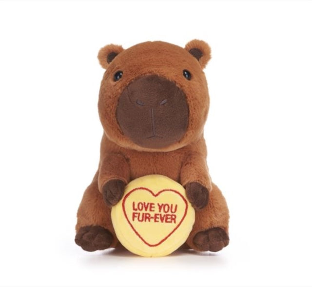Love Hearts 18Cm (7") Capybara Love Your Fur-Ever cover