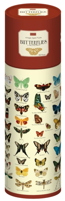 500 Piece Jigsaw In A Tube - Butterflies cover