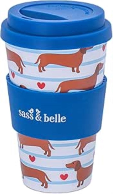 Sausage Dog Travel Coffee Cup cover