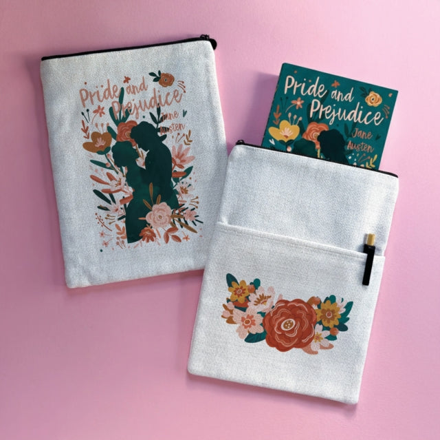 Pride and Prejudice Floral Book Sleeve cover