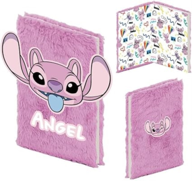 Lilo & Stitch (Angel) Plush Notebook cover