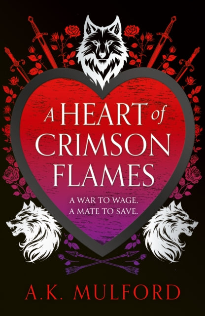 A Heart of Crimson Flames cover