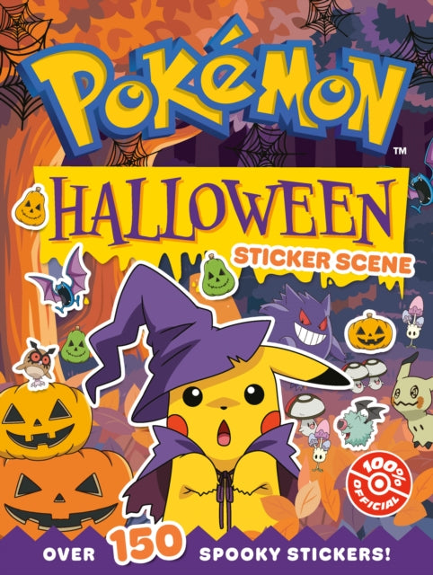 POKMON HALLOWEEN STICKER PB cover