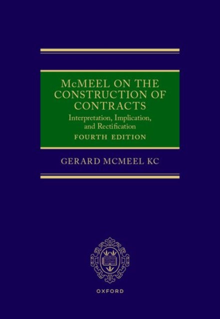 McMeel on the Construction of Contracts cover