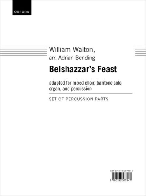 Belshazzar's Feast cover