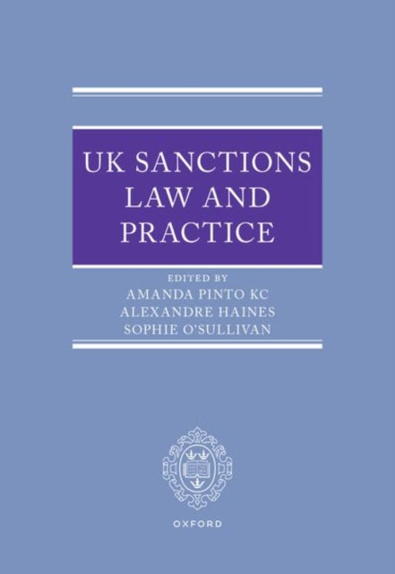 UK Sanctions Law and Practice cover