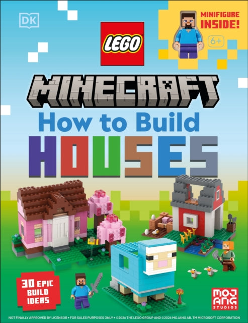 How to Build LEGO Minecraft Houses cover