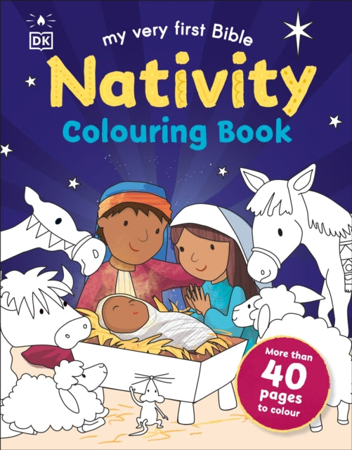 My Very First Bible Nativity Colouring Book cover