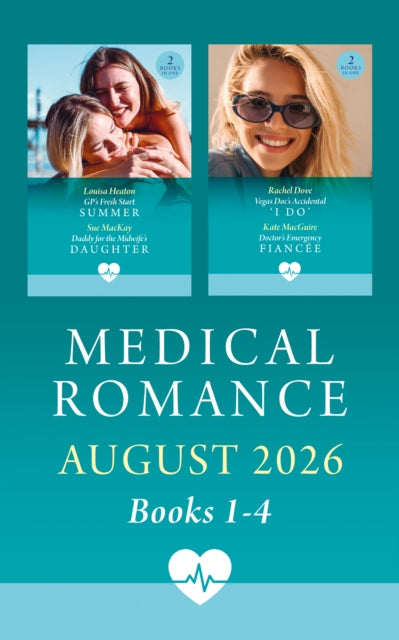 Medical Romance August 2026 Books 1-4 cover