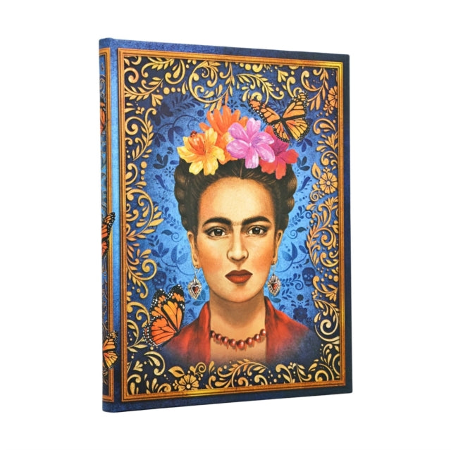The Colourful Portrait Ultra Unlined Hardcover Journal, 144pg, 120GSM by Paperblanks (Viva Frida) cover
