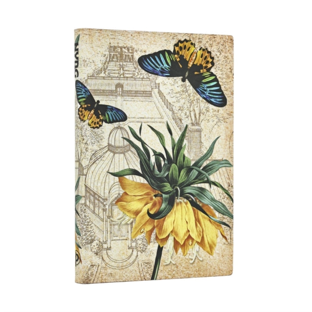 Golden Fritillaria Mini Lined Softcover Journal, 208pg, 80GSM, New York Botanical Garden by Paperblanks (Golden Fritillaria) cover