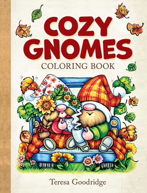 Cozy Gnomes Coloring Book cover
