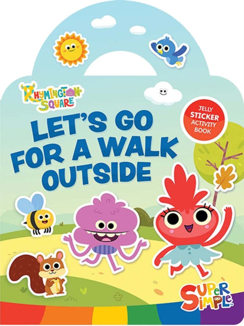 Super Simple™ Rhymington Square Let's Go for a Walk Outside Jelly Sticker Playset (Includes 23 Reusable Stickers!) cover