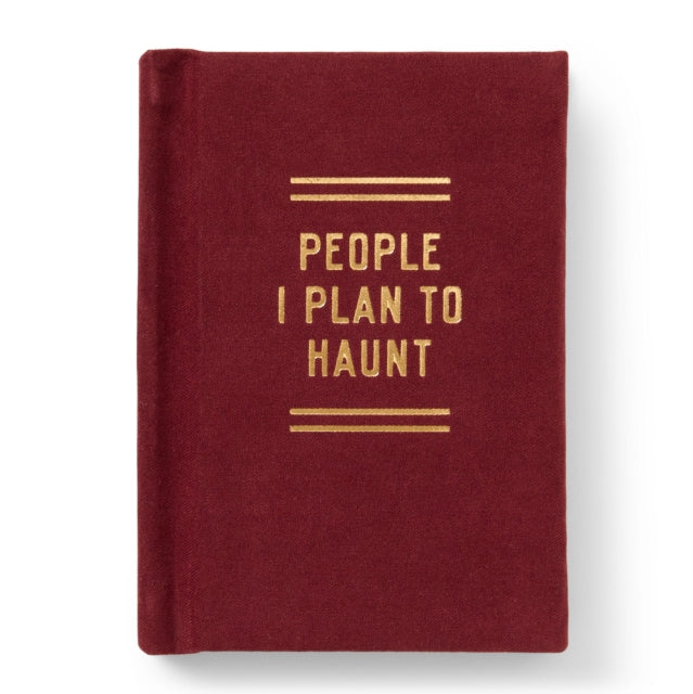 People I Plan To Haunt Tiny Diary cover