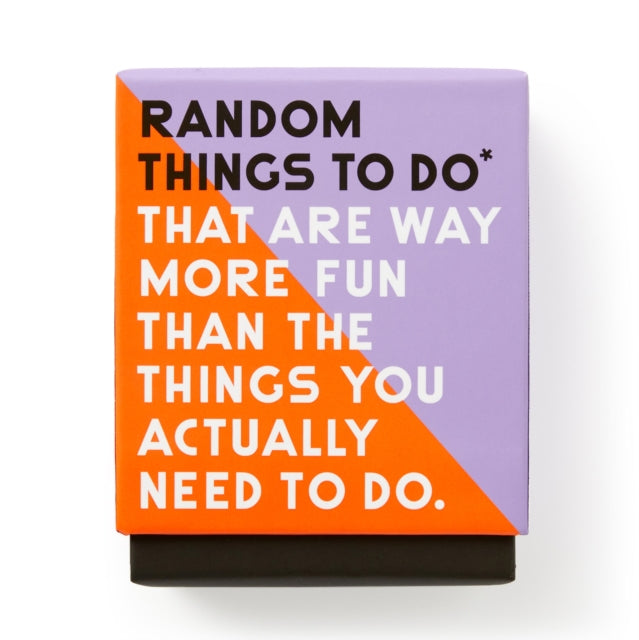 Random Things To Do Box cover