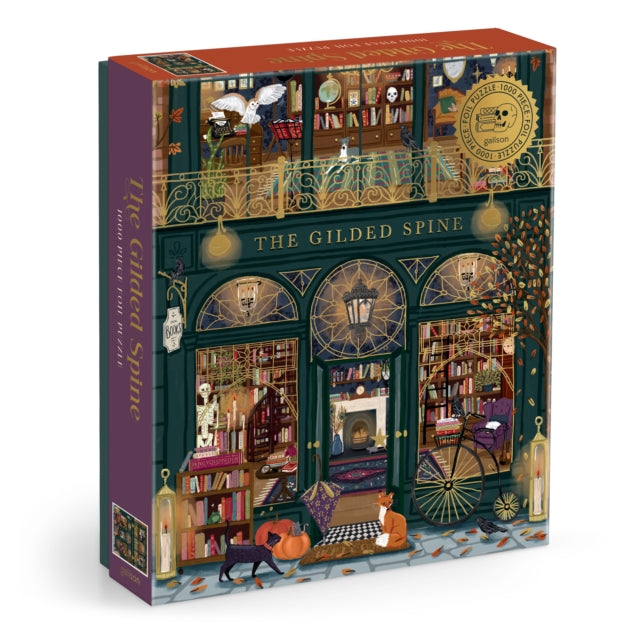 The Gilded Spine 1000 Piece Foil Puzzle cover
