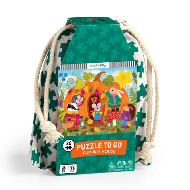 Pumpkin House 36 Piece Puzzle to Go cover