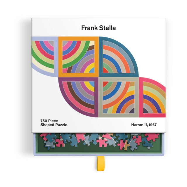 Frank Stella Harran II 750 Piece Shaped Puzzle in a Drawer Box cover