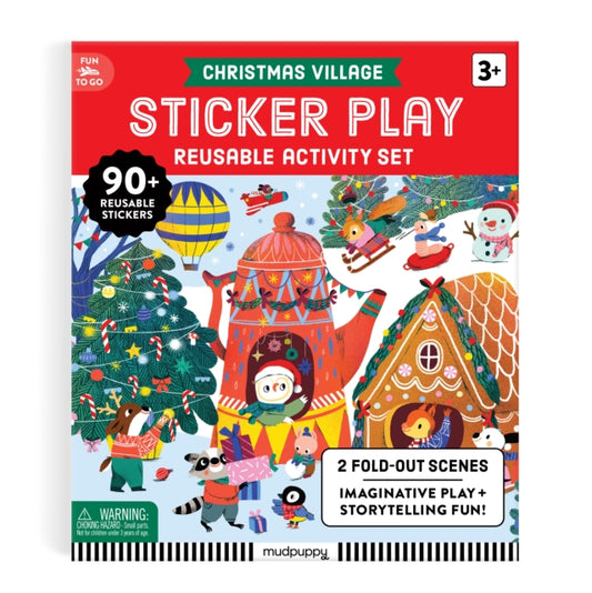 Christmas Village Sticker Play Reusable Activity Kit cover