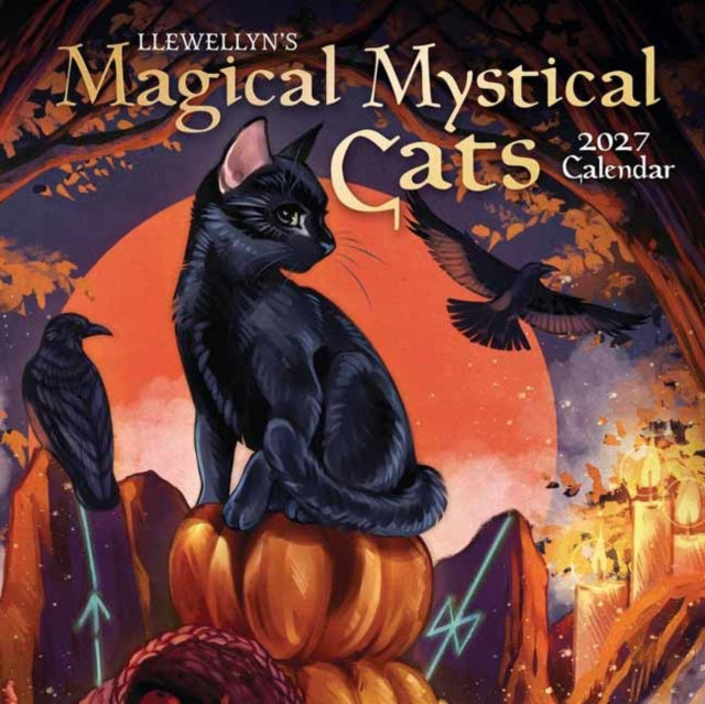 Llewellyn's 2027 Magical Mystical Cats Calendar cover