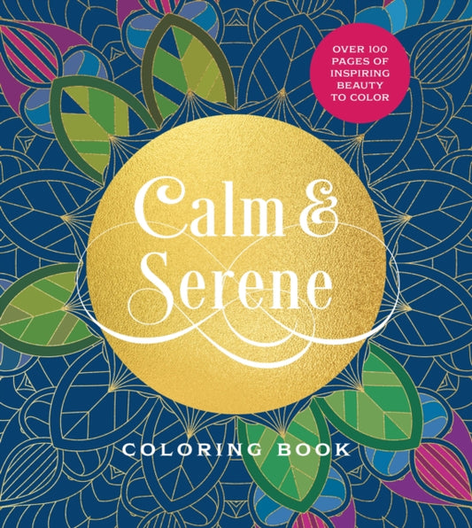 Calm & Serene Coloring Book cover