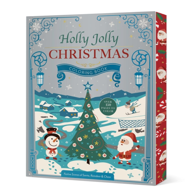 Holly Jolly Christmas Coloring Book cover