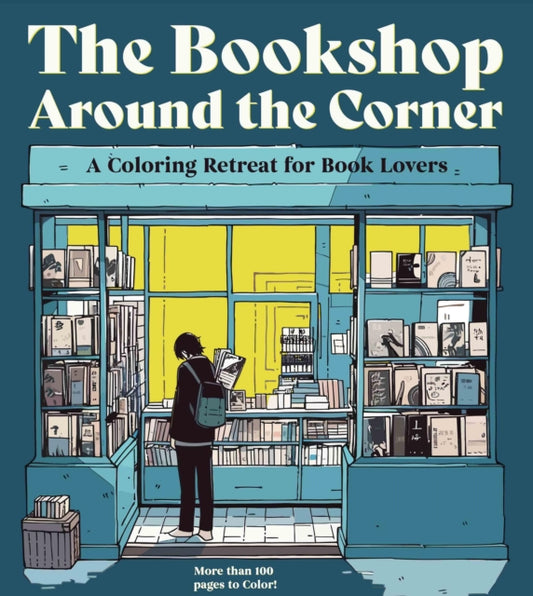 The Bookshop Around the Corner Coloring Book cover