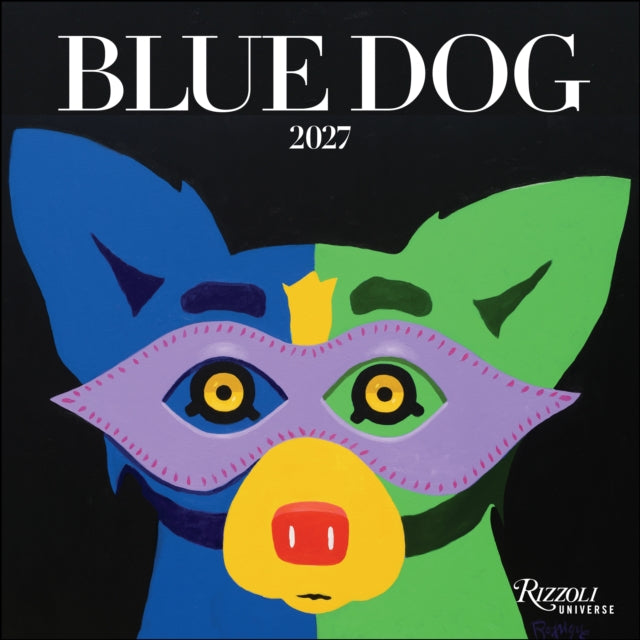 Blue Dog 2027 Wall Calendar cover