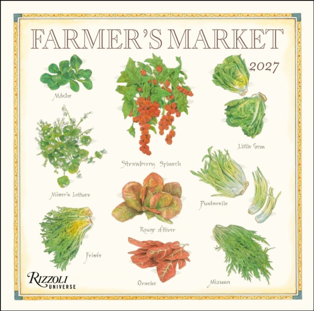 Farmer's Market 2027 Wall Calendar cover
