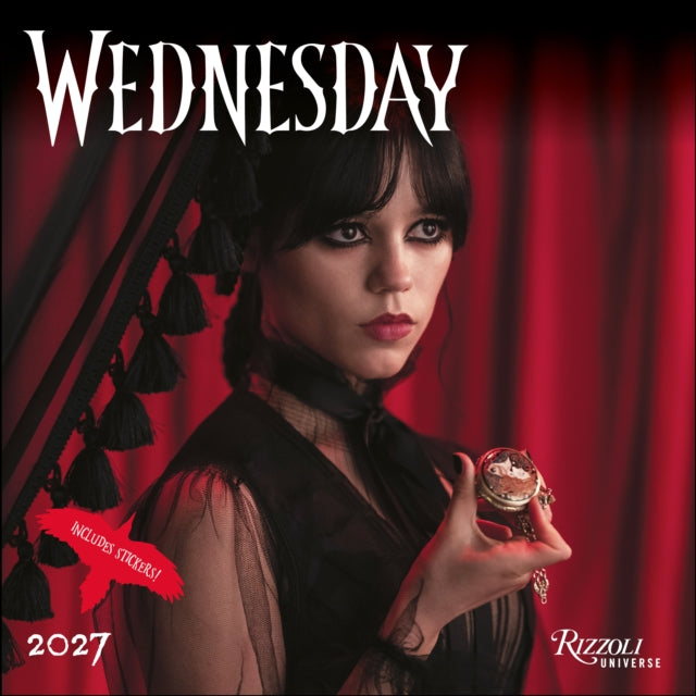 Wednesday 2027 Wall Calendar (Includes Stickers) cover