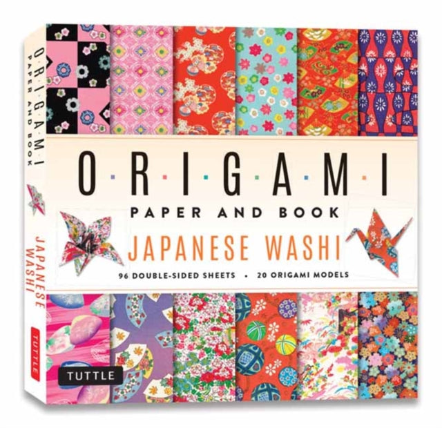 Japanese Washi Origami Paper and Book cover