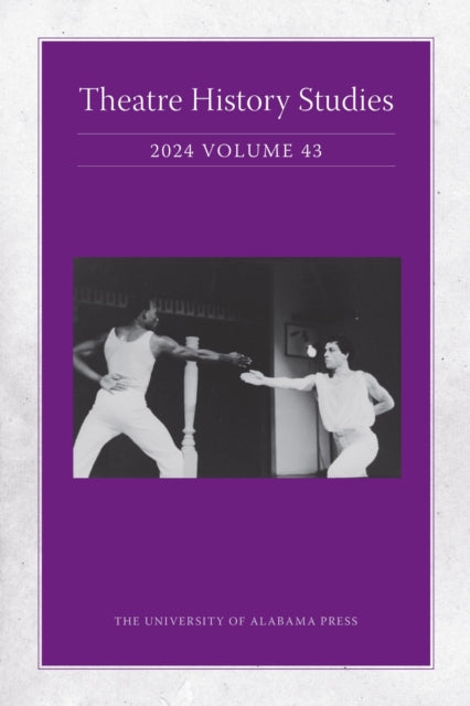 Theatre History Studies 2024, Vol 43 cover