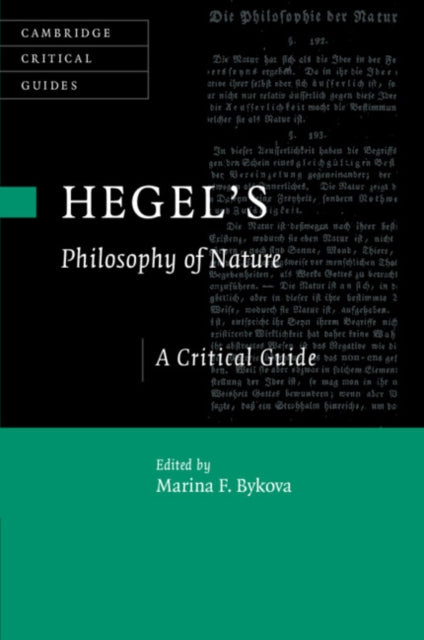 Hegel's Philosophy of Nature cover