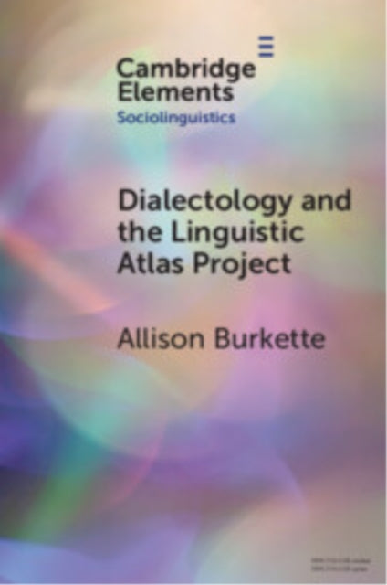 Dialectology and the Linguistic Atlas Project cover