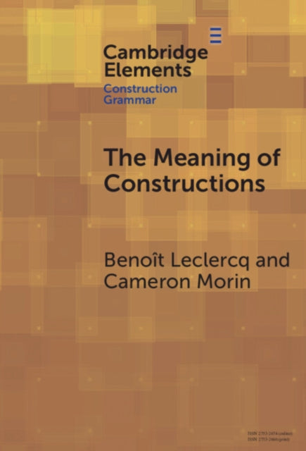 The Meaning of Constructions cover