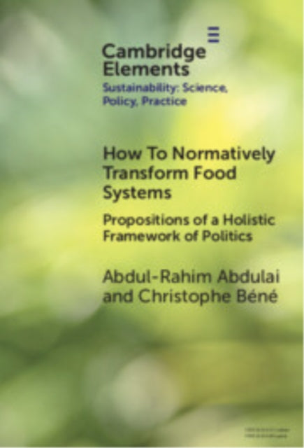 How To Normatively Transform Food Systems cover