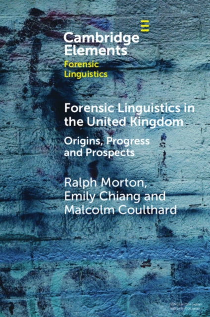 Forensic Linguistics in the United Kingdom cover