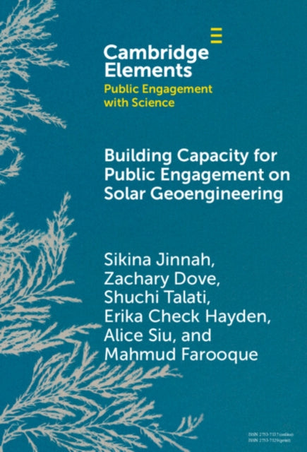 Building Capacity for Public Engagement on Solar Geoengineering cover