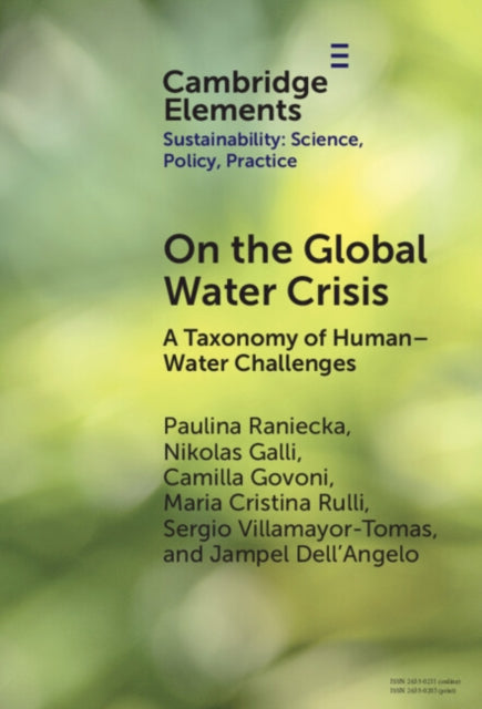 On the Global Water Crisis cover