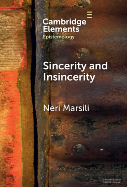 Sincerity and Insincerity cover