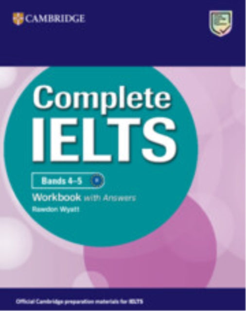 Complete IELTS Bands 4-5 Workbook with Answers cover