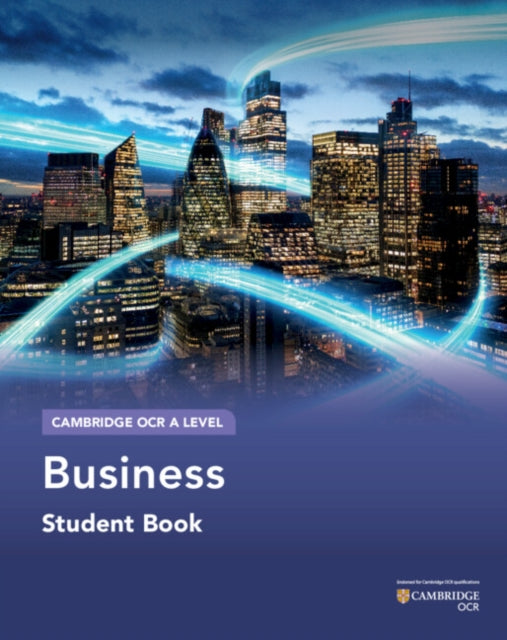 Cambridge OCR A Level Business Student Book cover