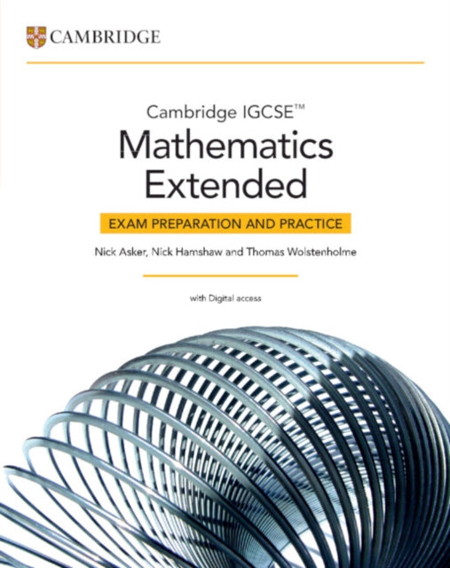 Cambridge IGCSE™ Mathematics Extended Exam Preparation and Practice with Digital Access (2 Years) cover