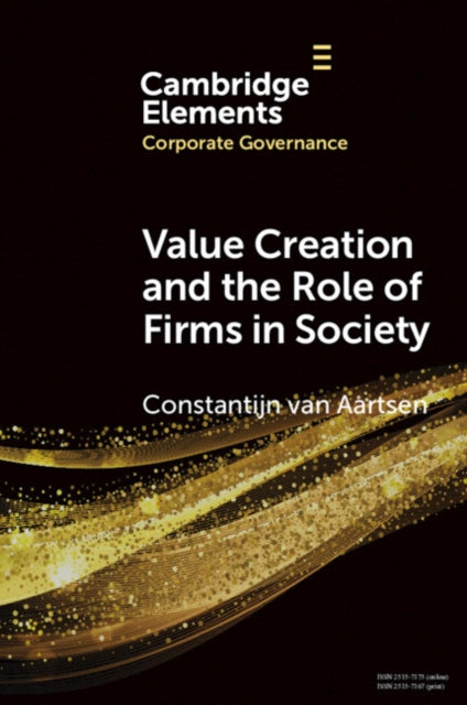 Value Creation and the Role of Firms in Society cover