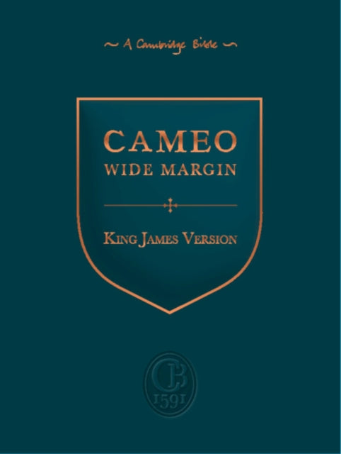 KJV Cameo Wide Margin Reference Edition, Dark Brown Calf Split Leather, KJ454:XRM cover