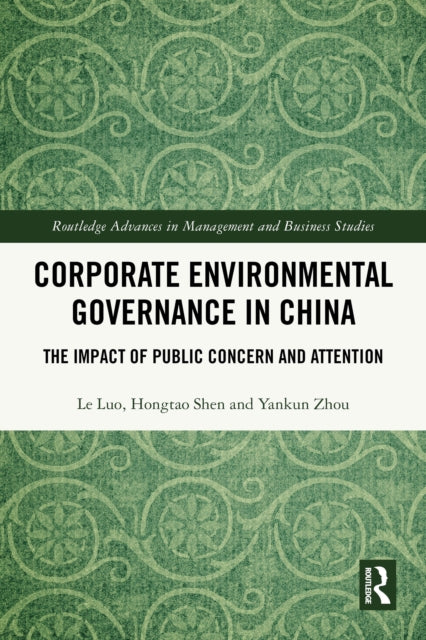 Corporate Environmental Governance in China cover