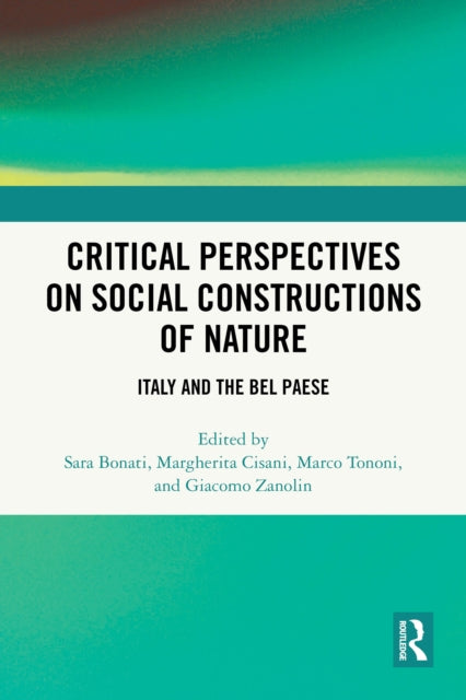 Critical Perspectives on Social Constructions of Nature cover