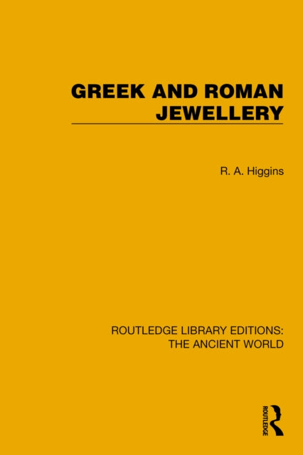 Greek and Roman Jewellery cover